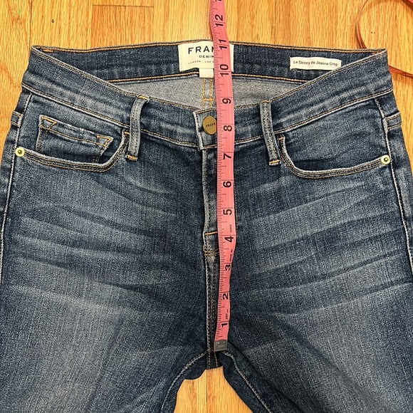 ✨ FRAME Denim ✨ Le Skinny de Jeanne Crop Jeans Size 27 - Picture 14 of 15